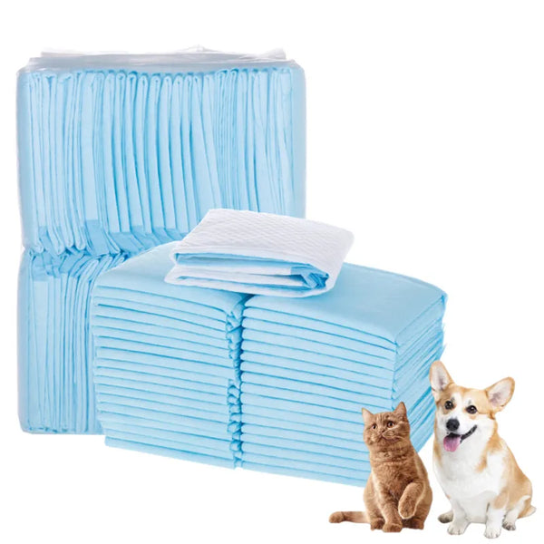 100/50/40/20PCS Absorbent Dogs Diapers Disposable Puppy Training Pee Pads Quick Dry Surface Mat Clean Cushion Dog Supplies